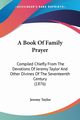 A Book Of Family Prayer, Taylor Jeremy