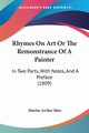 Rhymes On Art Or The Remonstrance Of A Painter, Shee Martin Archer