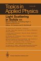 Light Scattering in Solids VI, 
