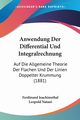 Anwendung Der Differential Und Integralrechnung, Joachimsthal Ferdinand