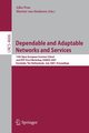 Dependable and Adaptable Networks and Services, 