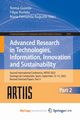 Advanced Research in Technologies, Information, Innovation and Sustainability, 