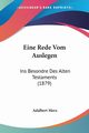 Eine Rede Vom Auslegen, Merx Adalbert