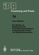 Ein Beitrag zur Optimierung der Prozefhrungsstrategien automatisierter Frder- und Materialflusysteme, Steffens H.