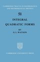 Integral Quadratic Forms, Watson Ronald