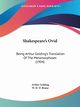 Shakespeare's Ovid, Golding Arthur