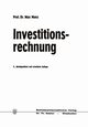 Investitionsrechnung, Munz Max