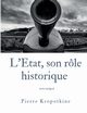 L'tat, son rle historique, Kropotkine Pierre