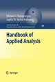 Handbook of Applied Analysis, Papageorgiou Nikolaos S.