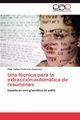 Una tcnica para la extraccin automtica de resmenes, Contreras Zambrano Hilda Yelitza