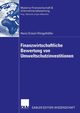 Finanzwirtschaftliche Bewertung Von Umweltschutzinvestitionen, Klingelh Fer Heinz Eckart