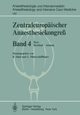 Zentraleuropischer Anaesthesiekongre, 