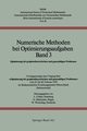 Numerische Methoden Bei Optimierungsaufgaben Band 3, Collatz L.