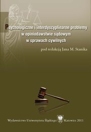 ksiazka tytu: Psychologiczne i interdyscyplinarne problemy w opiniodawstwie sdowym w sprawach cywilnych - 18 Instytucja mediacji w sprawach karnych osb dorosych ? charakterystyka i funkcjonowanie autor: 