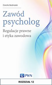 ksiazka tytu: Zawd psycholog. Rozdzia 12 autor: Dorota Bednarek