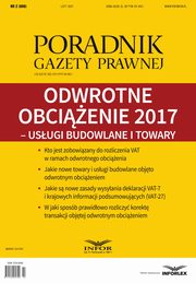 Odwrotne obcienie 2017 ? usugi budowlane i towary (PGP 2/2017), Aneta Szwch