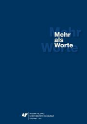 ksiazka tytu: Mehr als Worte - 27 Zum morphosyntaktischen Vergleich komplexer deutscher Nominalphrasen und ihrer polnischen bersetzungen autor: 