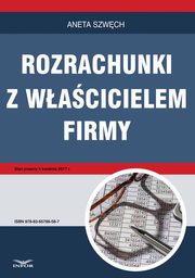 Rozrachunki z wacicielem firmy, Aneta Szwch