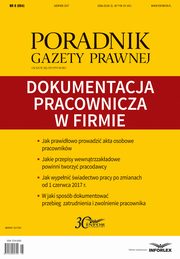 Dokumentacja pracownicza w firmie (PGP 8/2017), Infor Pl