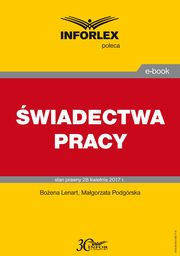 WIADECTWA PRACY, Boena Lenart, Magorzata Podgrska