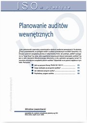 ksiazka tytu: Planowanie auditw wewntrznych autor: Mirosaw Lewandowski