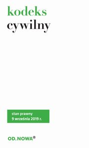 Kodeks cywilny. Stan prawny: 9 wrzenia 2019 r., Sejm RP