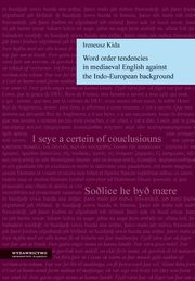 ksiazka tytu: Word order tendencies in mediaeval English against the Indo-European background - 01 Forming an annotated corpus autor: Ireneusz Kida