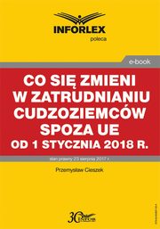 Co si zmieni w zatrudnianiu cudzoziemcw spoza UE od 1 stycznia 2018 r., Przemysaw Ciszek