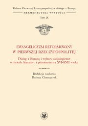 Ewangelicyzm reformowany w Pierwszej Rzeczypospolitej, 