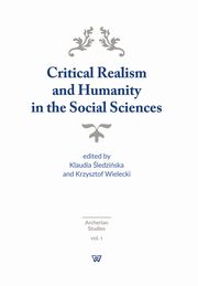 ksiazka tytu: Critical Realism and Humanity in the Social Sciences autor: 