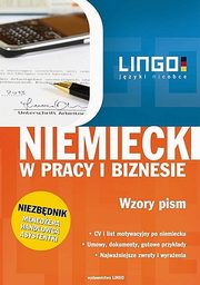 Niemiecki w pracy i biznesie Wzory pism, Iwona Kienzler