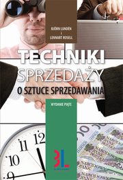 ksiazka tytu: Techniki sprzeday autor: Lennart Rosell