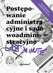 Last Minute postpowanie administracyjne 2022, Bogusaw Gszcz