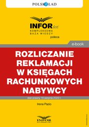 Rozliczanie reklamacji w ksigach rachunkowych nabywcy, Irena Pazio