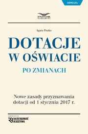 Dotacje owiatowe po zmianach, Agata Piszko