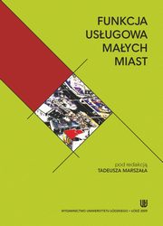 ksiazka tytu: Funkcja usugowa maych miast autor: 