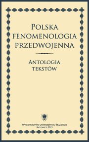 ksiazka tytu: Polska fenomenologia przedwojenna - Roman Ingarden (88 ss) autor: 