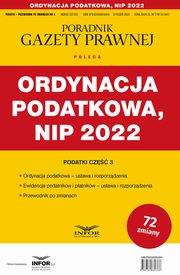 Ordynacja podatkowa NIP 2022, Praca zbiorowa