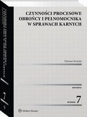 Czynnoci procesowe obrocy i penomocnika w sprawach karnych, Dariusz wiecki