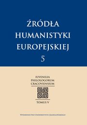 rda humanistyki europejskiej T.5/2013, 