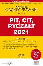 PIT CIT Ryczat 2021 Podatki Cz 1, Praca zbiorowa