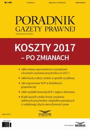 PGP 1/2017 Koszty 2017 ? po zmianach, Tomasz Krywan
