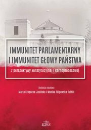 Immunitet parlamentarny i immunitet gowy pastwa, 