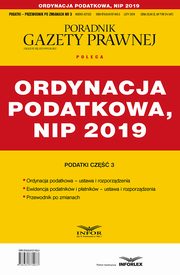 Ordynacja podatkowa , NIP 2019, Praca zbiorowa