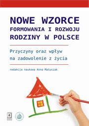 Nowe wzorce formowania i rozwoju rodziny w Polsce, Anna Matysiak, Anna Baranowska-Rataj, Monika Mynarska, Anna Rybiska, Marta Styrc