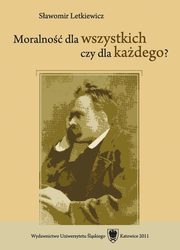 ksiazka tytu: Moralno dla wszystkich czy dla kadego? - 01 Wprowadzenie autor: Sawomir Letkiewicz