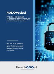 RODO w sieci 20 pyta i odpowiedzi dotyczcych ochrony danych przetwarzanych cyfrowo, Praca zbiorowa