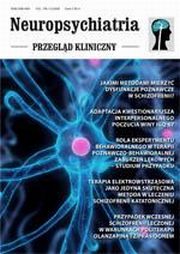 Neuropsychiatria. Przegld Kliniczny NR 1(1)/2009, 