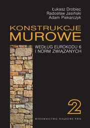 ksiazka tytu: Konstrukcje murowe wedug Eurokodu 6 i norm zwizanych. Tom 2 autor: ukasz Drobiec, Radosaw Jasiski, Adam Piekarczyk