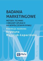 ksiazka tytu: Badania marketingowe autor: Krystyna Mazurek-opaciska